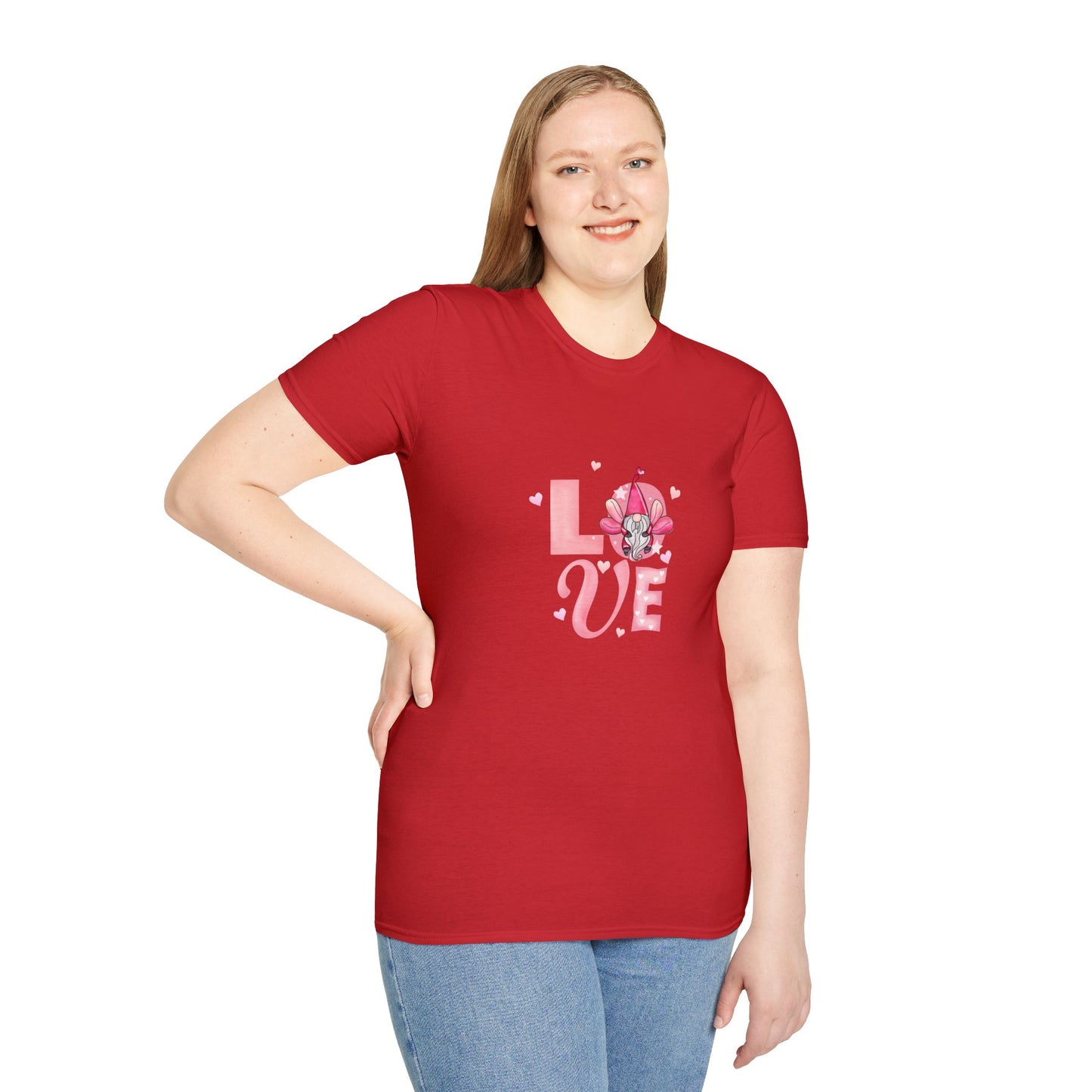 Love Cherry Blossom T-Shirt — Pink Floral "LOVE" Graphic Tee
