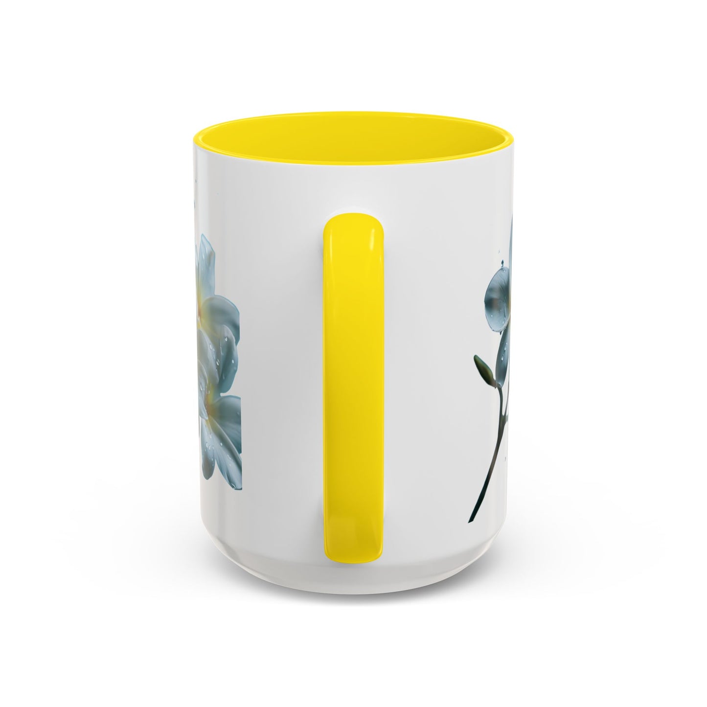 Floral Accent Coffee Mug