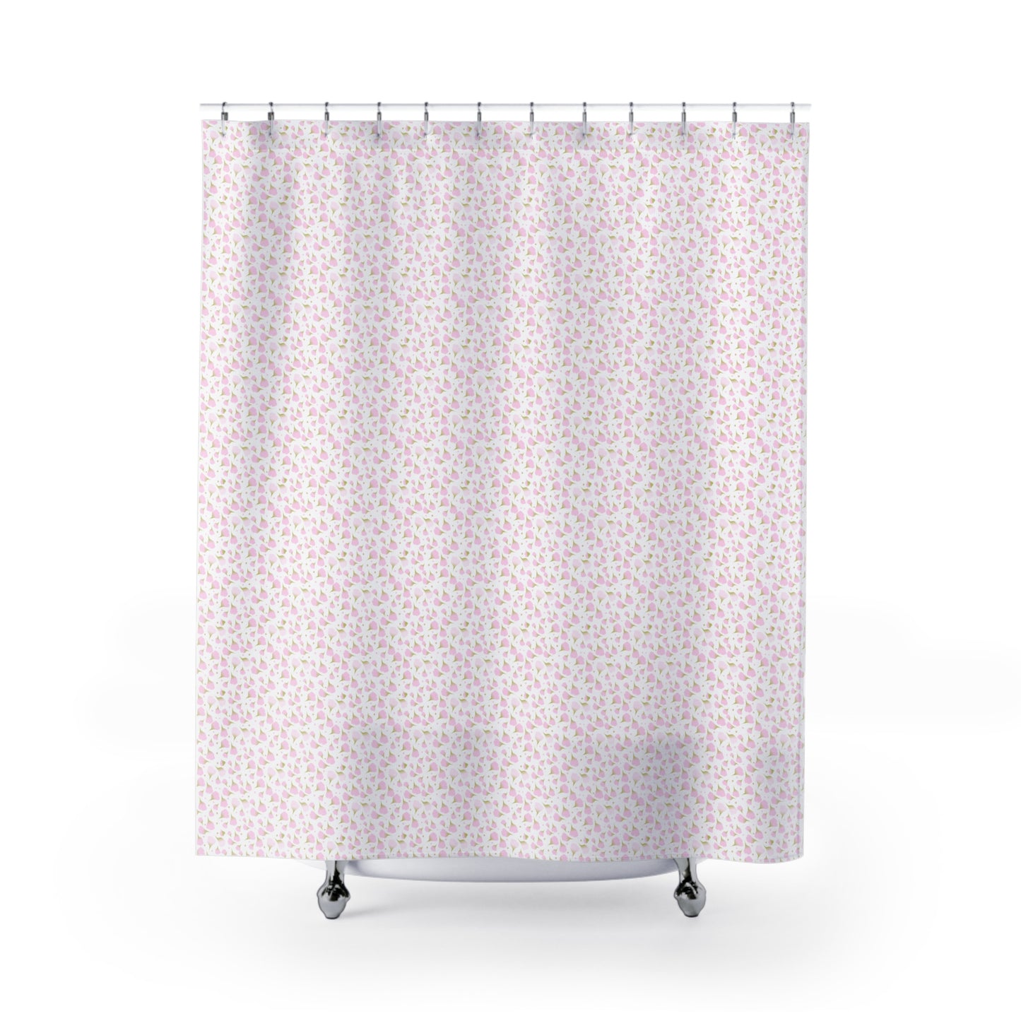 Whimsical Floral Shower Curtain - Elegant Bathroom Decor, Boho Chic, Mother's Day Gift, Spring Vibes, Home Styling