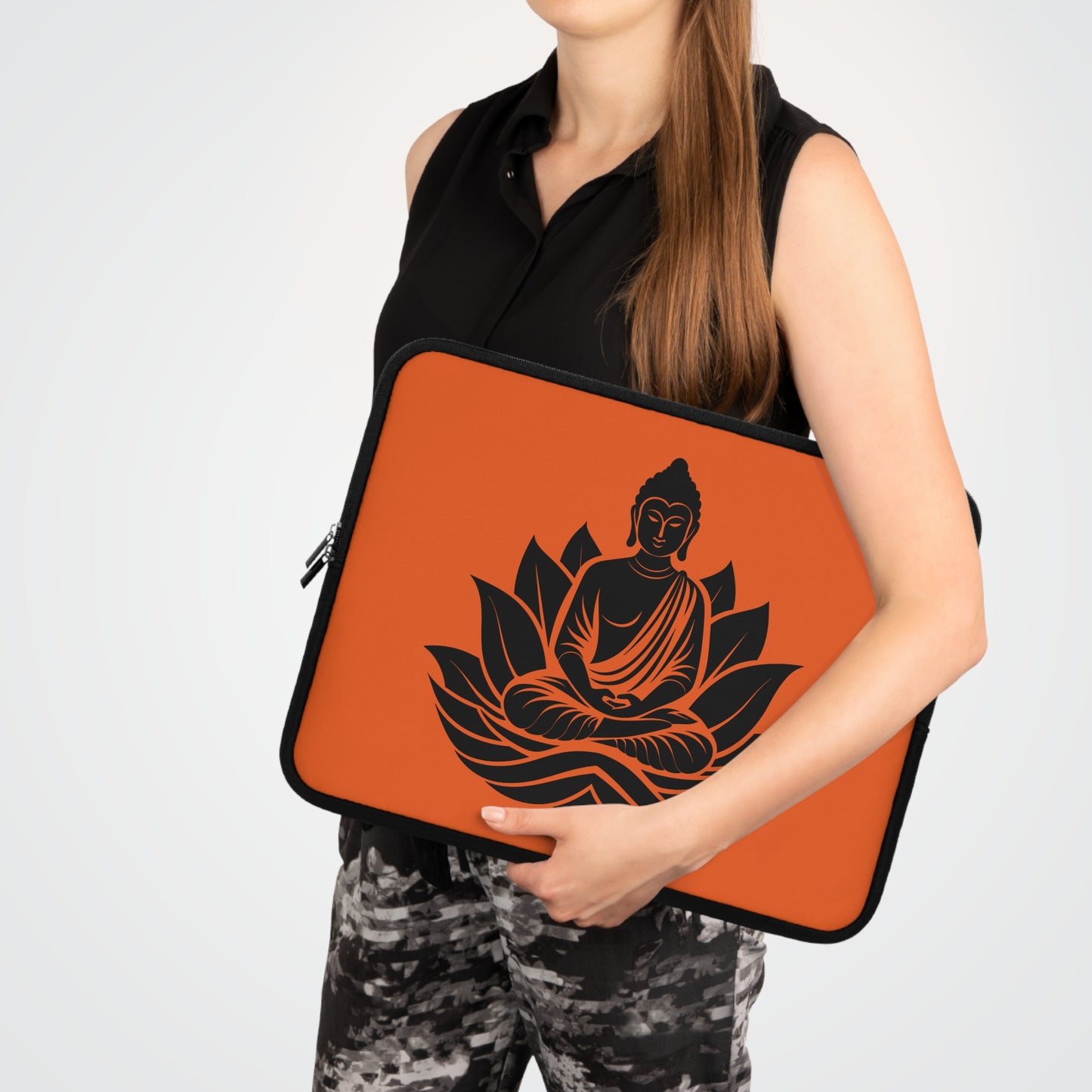 Zen Buddha Laptop Sleeve - Meditation Case