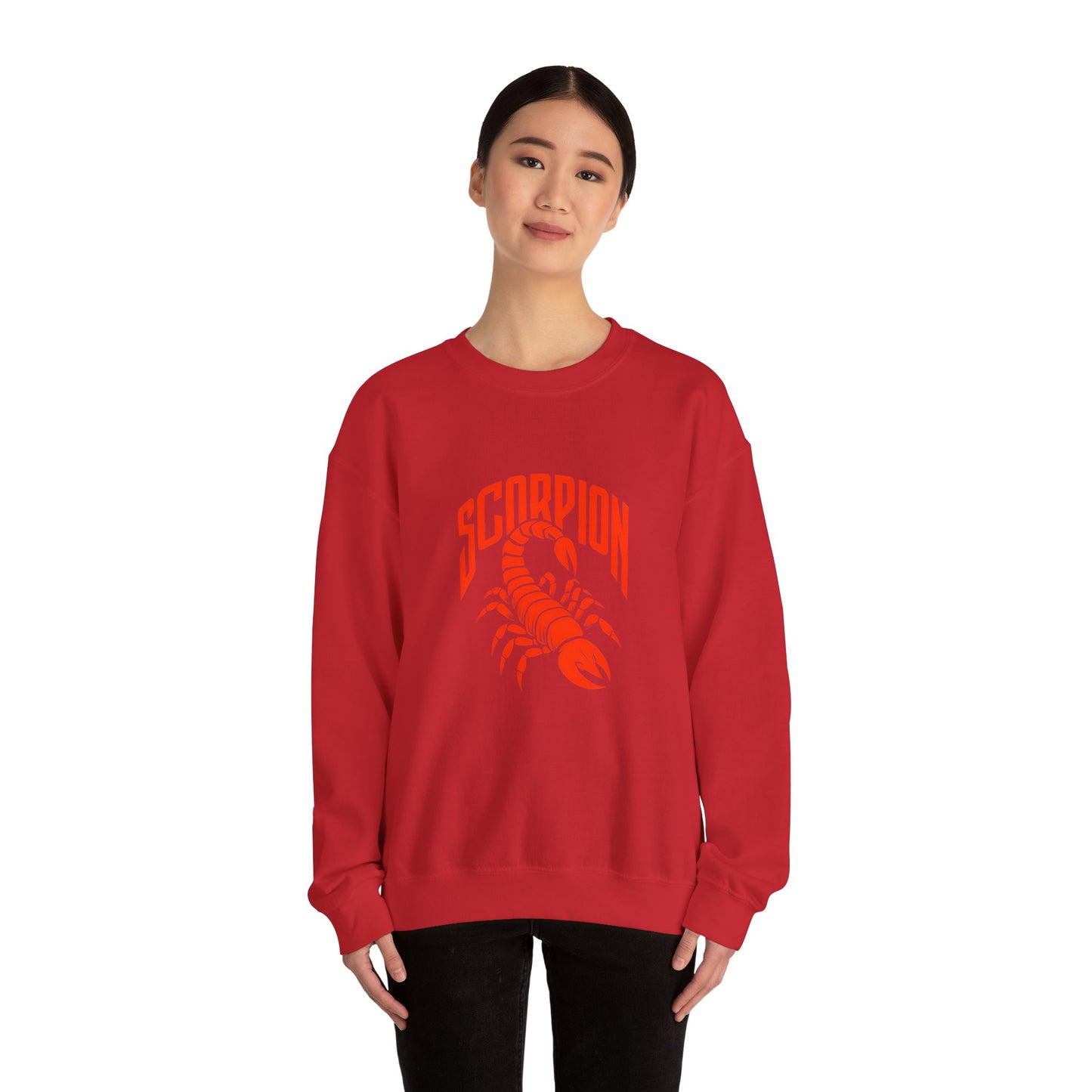 Scorpion Graphic Sweatshirt — Bold Zodiac Scorpion Crewneck
