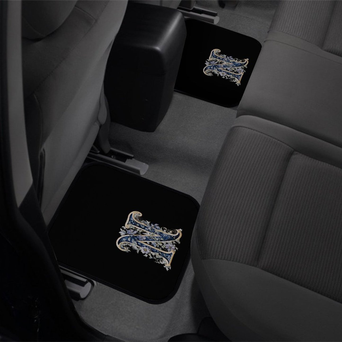 Car Mat Set of 4 - Letter N