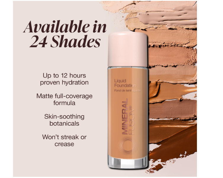 Mineral Fusion Olive 1 Liquid Foundation, 1 Fz