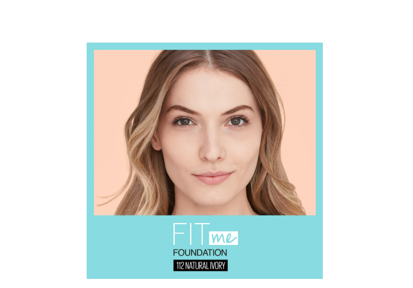 Maybelline Fit Me Matte + Poreless Liquid Foundation Makeup, 112 Natural Ivory