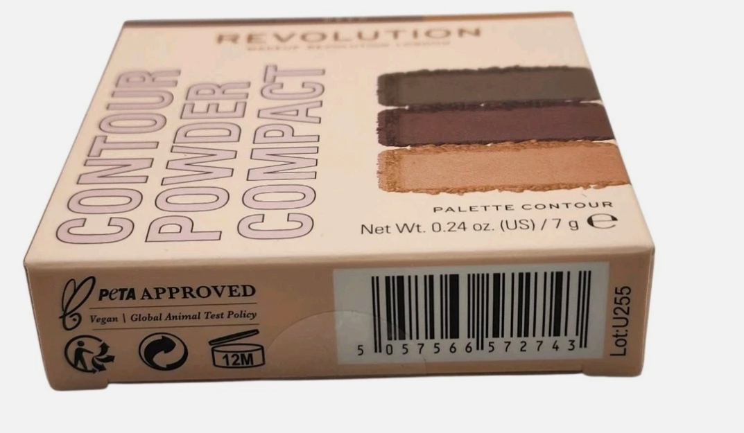 Makeup Revolution London Contour Powder Compact Deep 0.24 oz Palette NIB