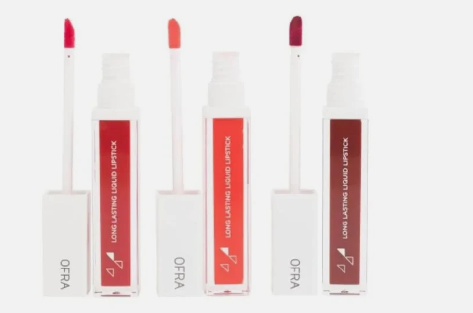 NEW - Ofra The Reds Long Lasting Liquid Lipstick Trio Set 3 X .28 oz.