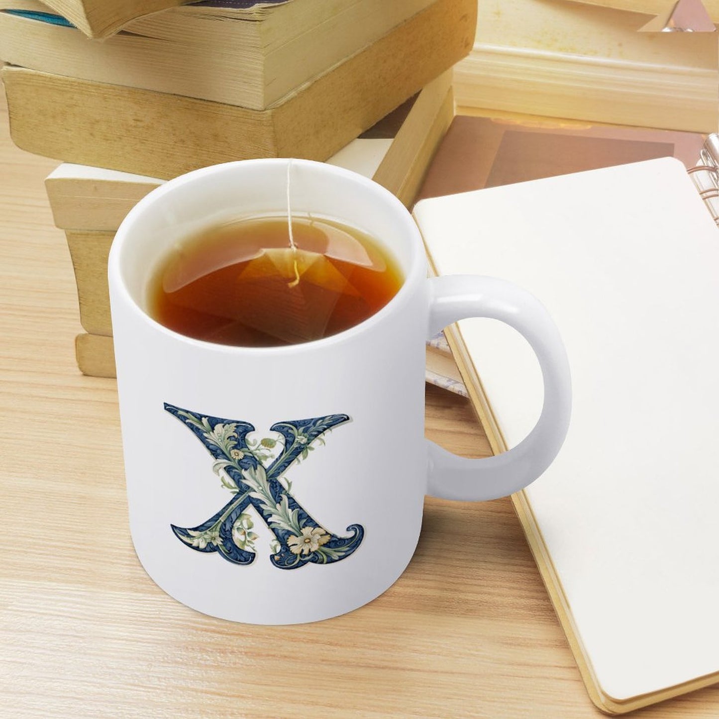 11oz White Mug Printing - Letter X
