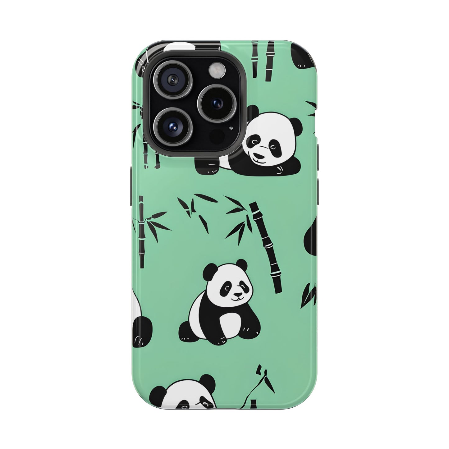 Panda Bamboo Magnetic Impact-Resistant Phone Case
