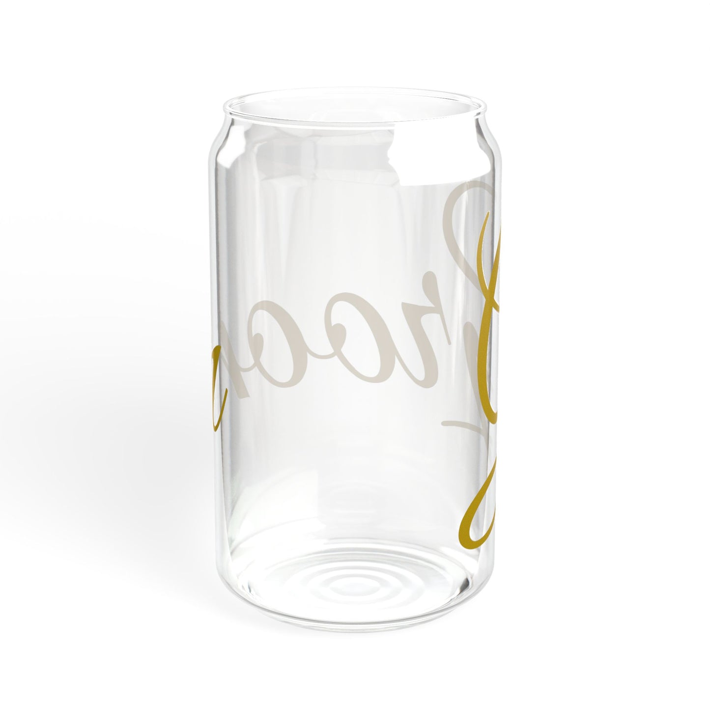 Stylish Sipper Glass with Bamboo Lid - Perfect for Smoothies