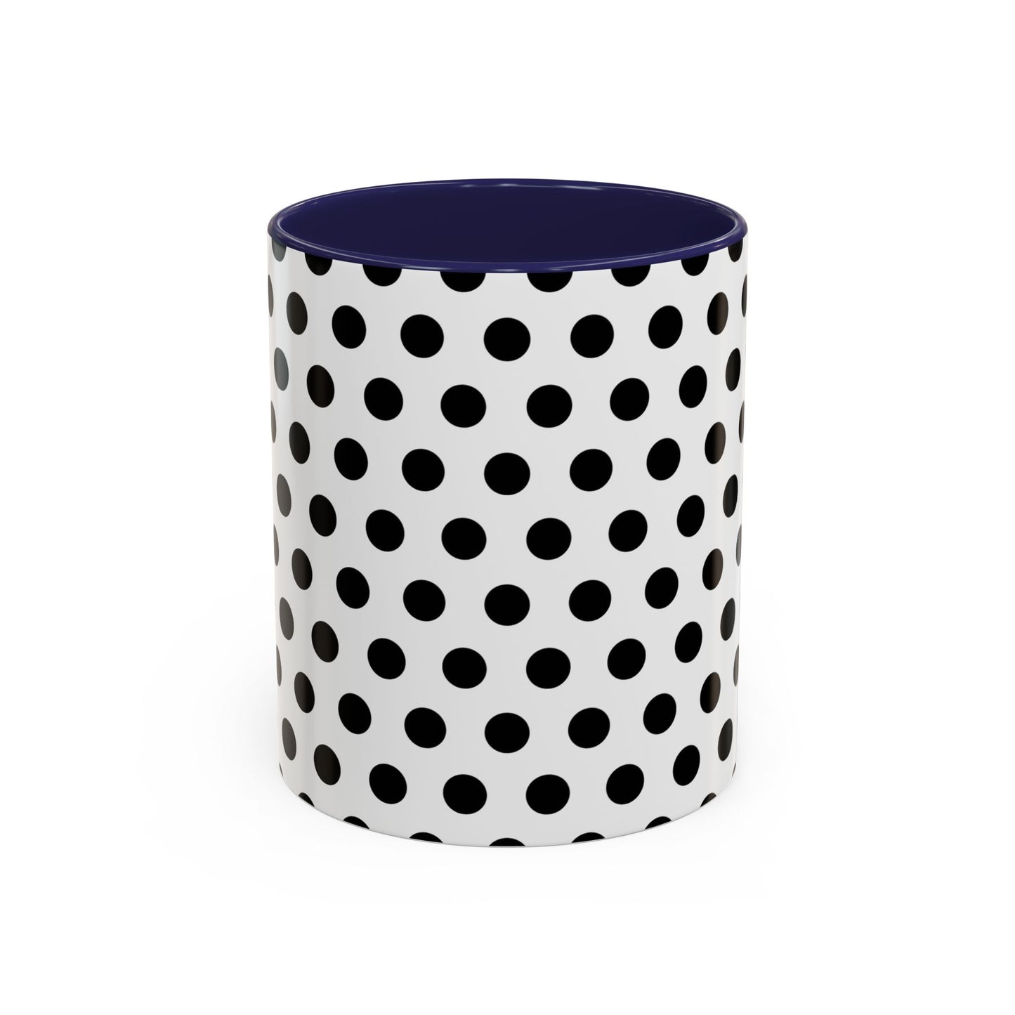 Elegant Polka Dot Mug - Stylish Coffee Cup for Home, Office, Gift for Birthdays, Anniversaries, Holidays, Unique Drinkware
