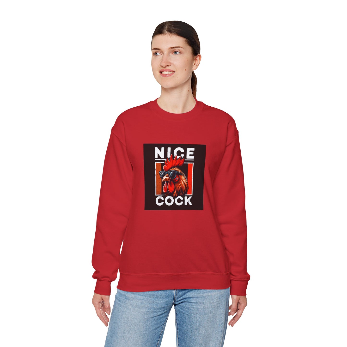Nice Cock Rooster Crewneck Sweatshirt