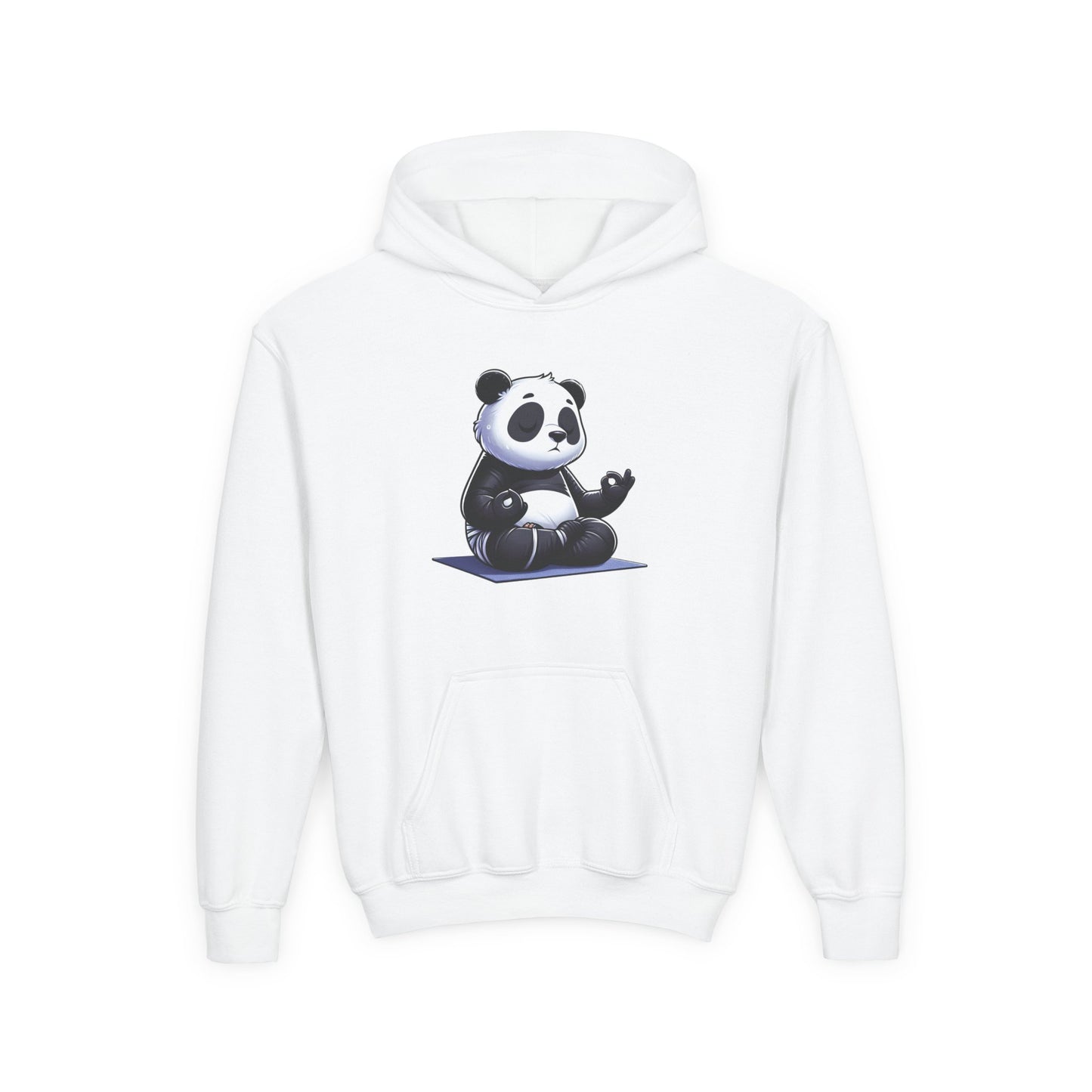 Kids Panda Yoga Hoodie — Cute Meditating Panda Sweatshirt for Children