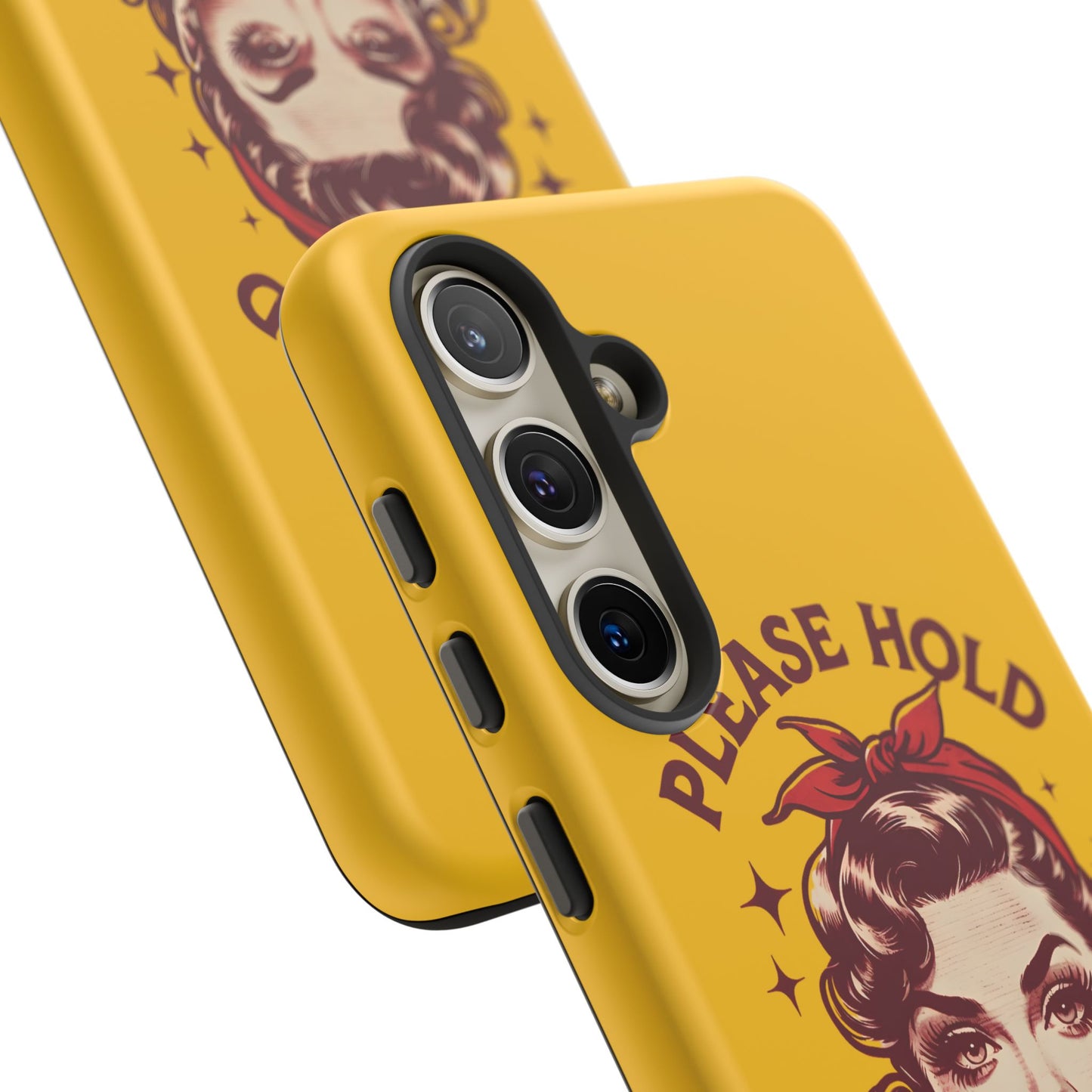Phone Case - "Please Hold, Sarcasm Loading" Retro Pin-Up Tough Case