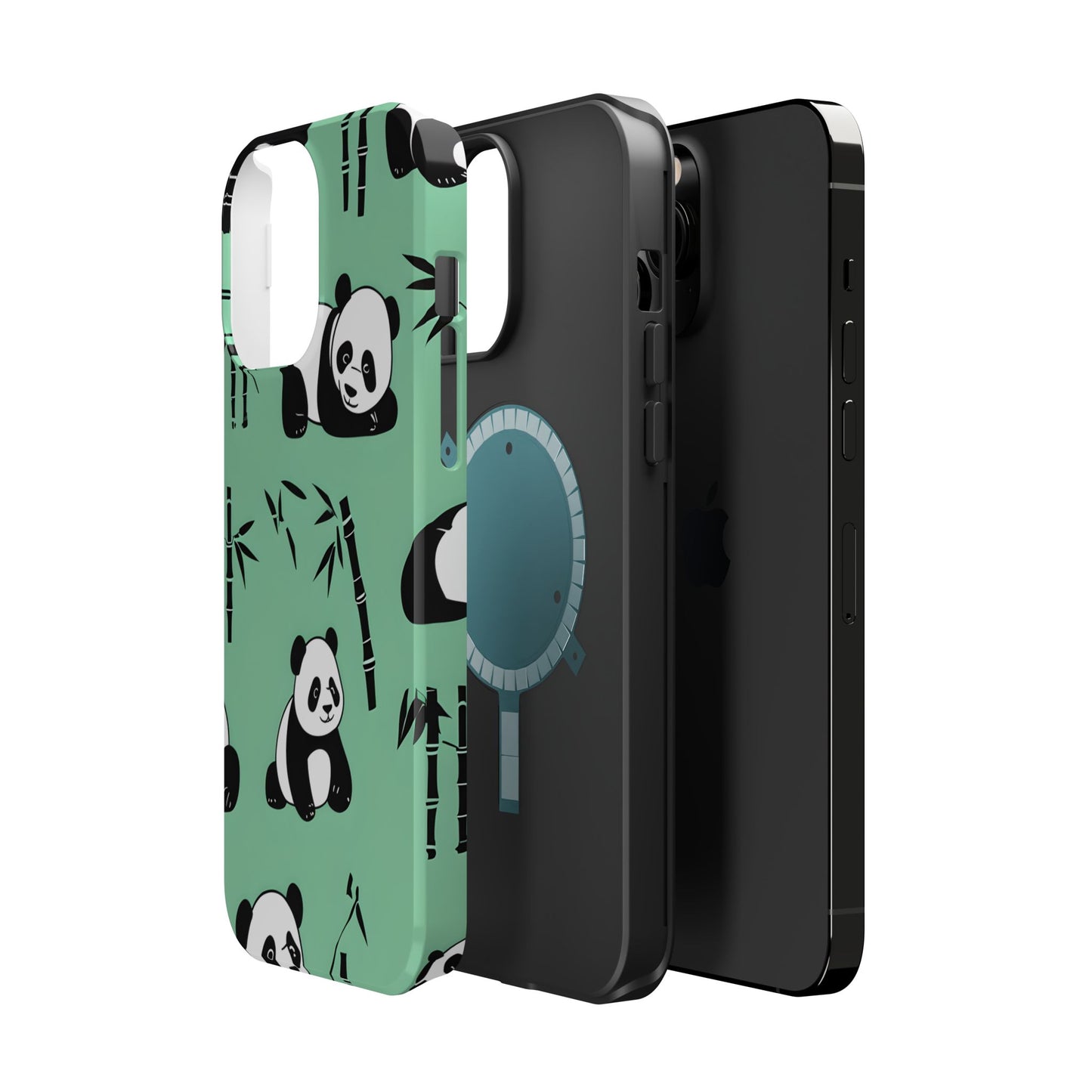 Panda Bamboo Magnetic Impact-Resistant Phone Case