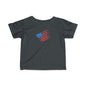 Patriotic Infant Tee - USA Flag Theme