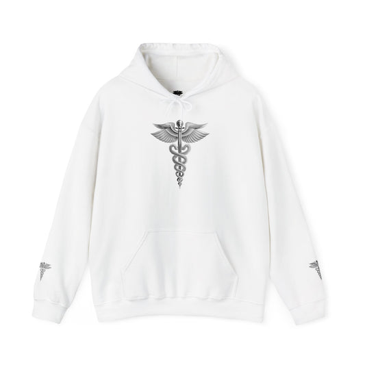 Caduceus Medical Hoodie - Unisex Pullover Sweatshirt