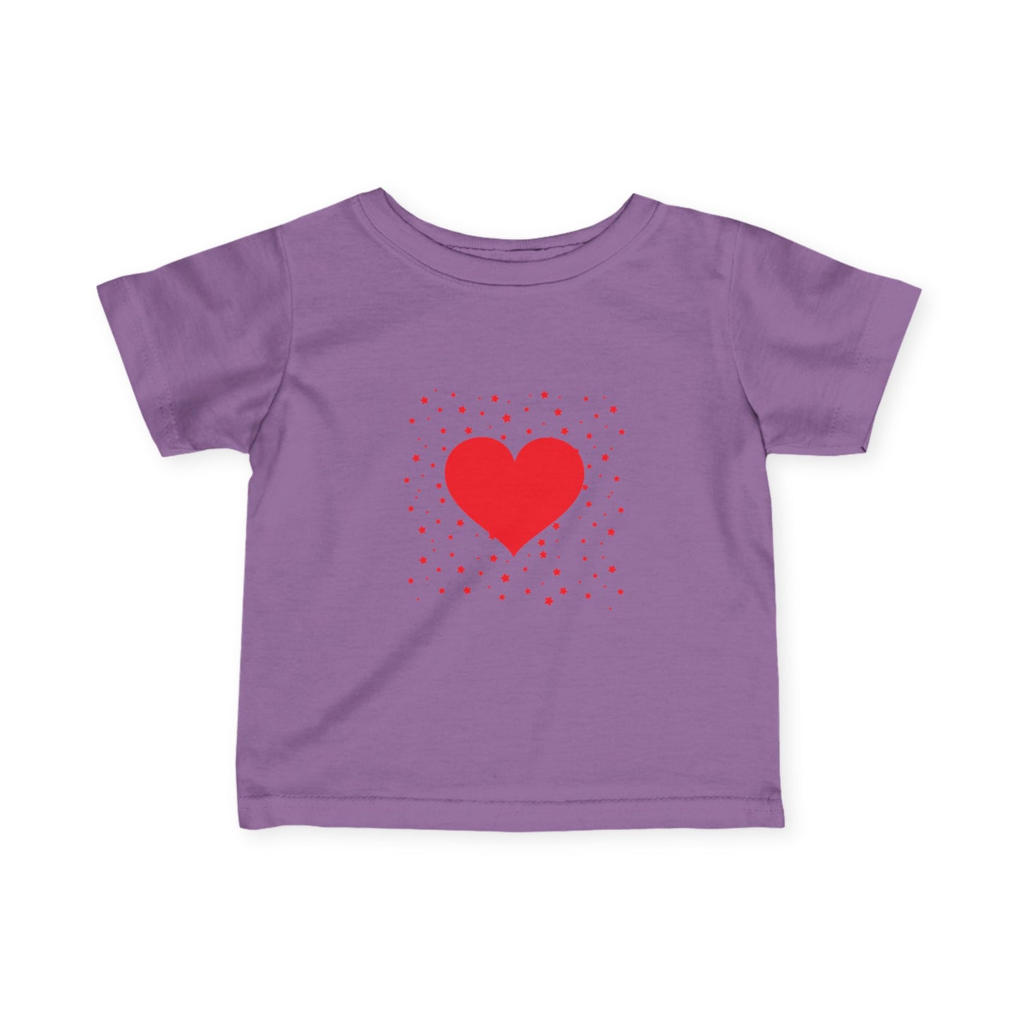 Infant Tee – Red Heart Confetti Baby Shirt