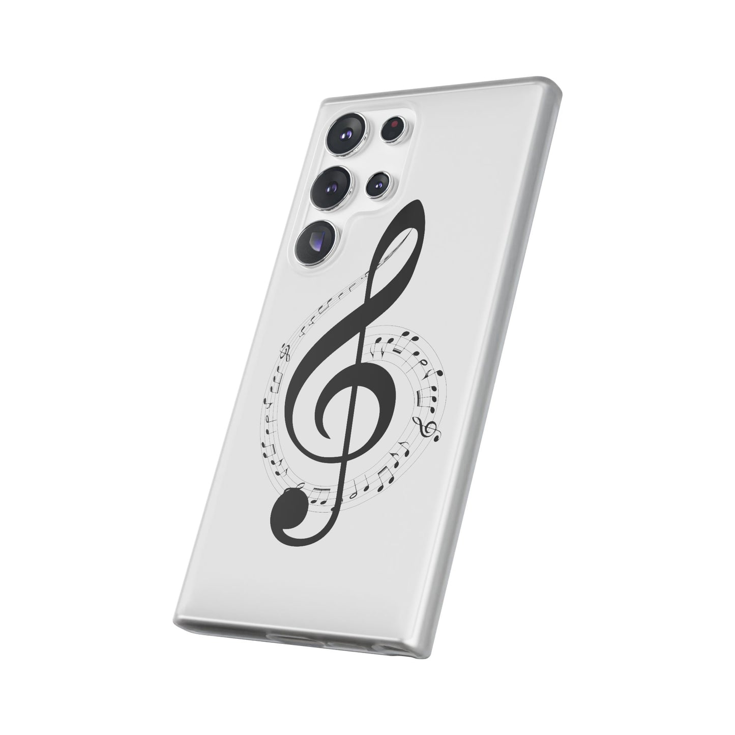Phone Case — Musical Treble Clef Design