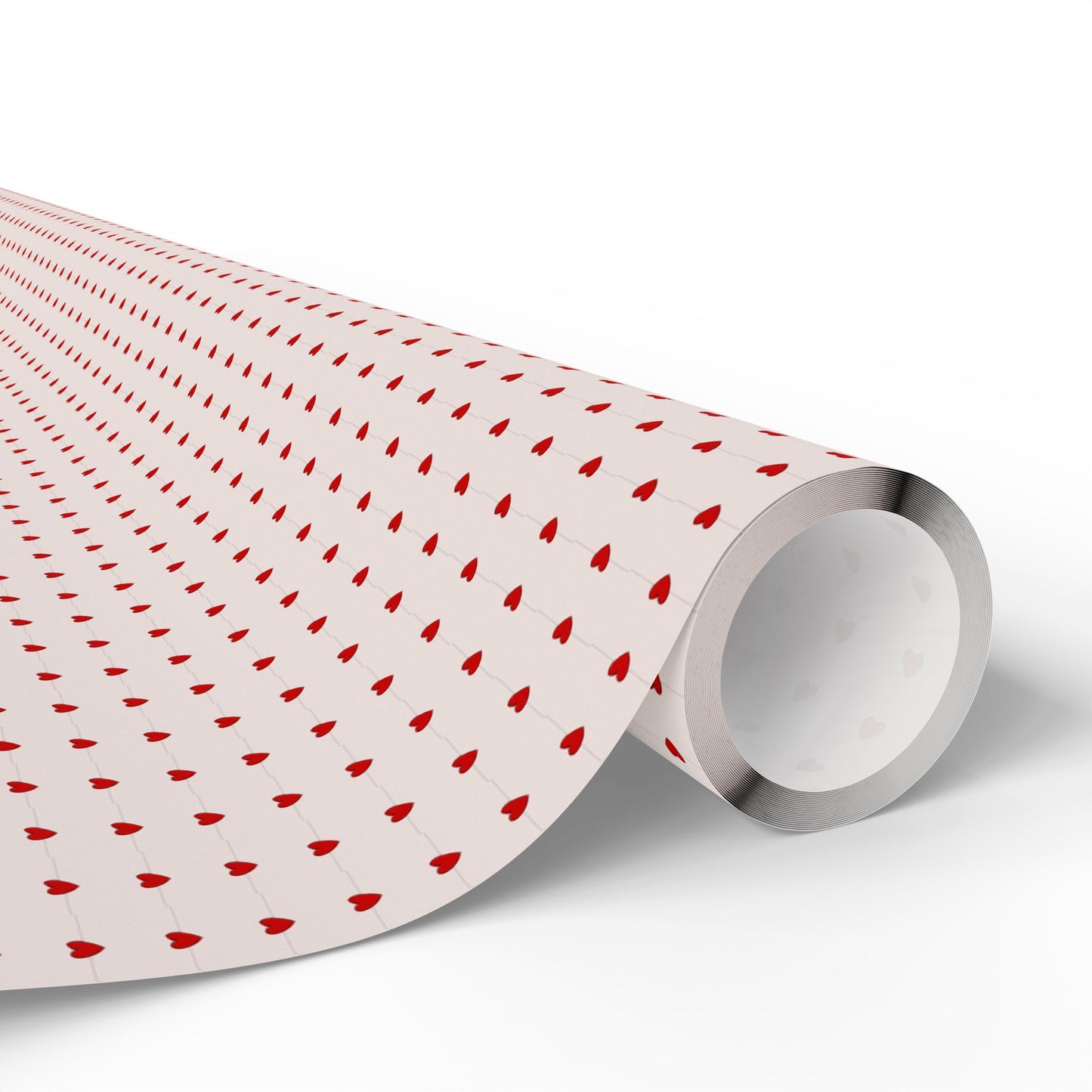 Wrapping Paper — Minimal Red Petal Pattern Gift Wrap (Valentine’s, Birthday, Romantic)