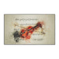 Violin Watercolor Music Heavy-Duty Floor Mat — Musical Notes Entry Rug