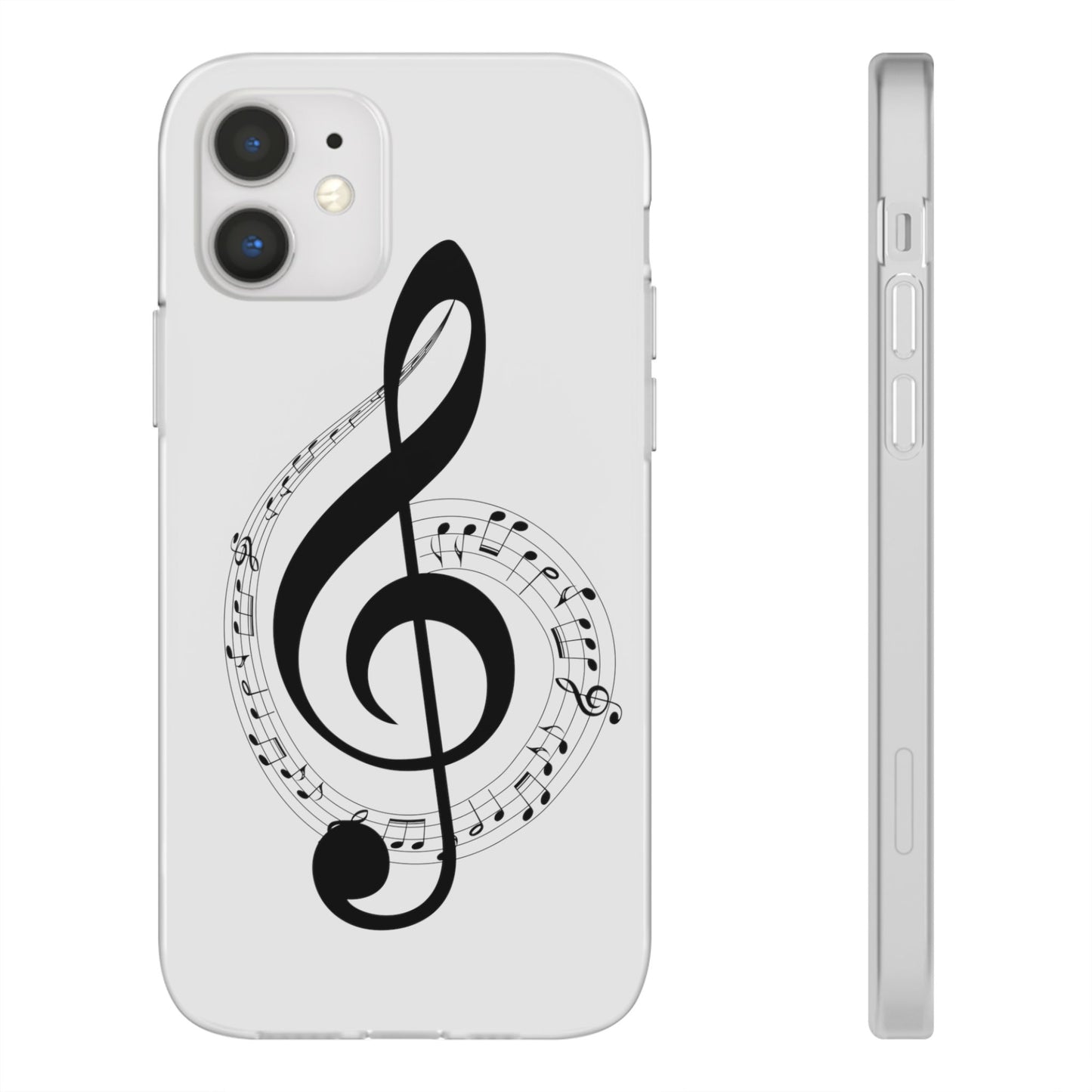 Phone Case — Musical Treble Clef Design