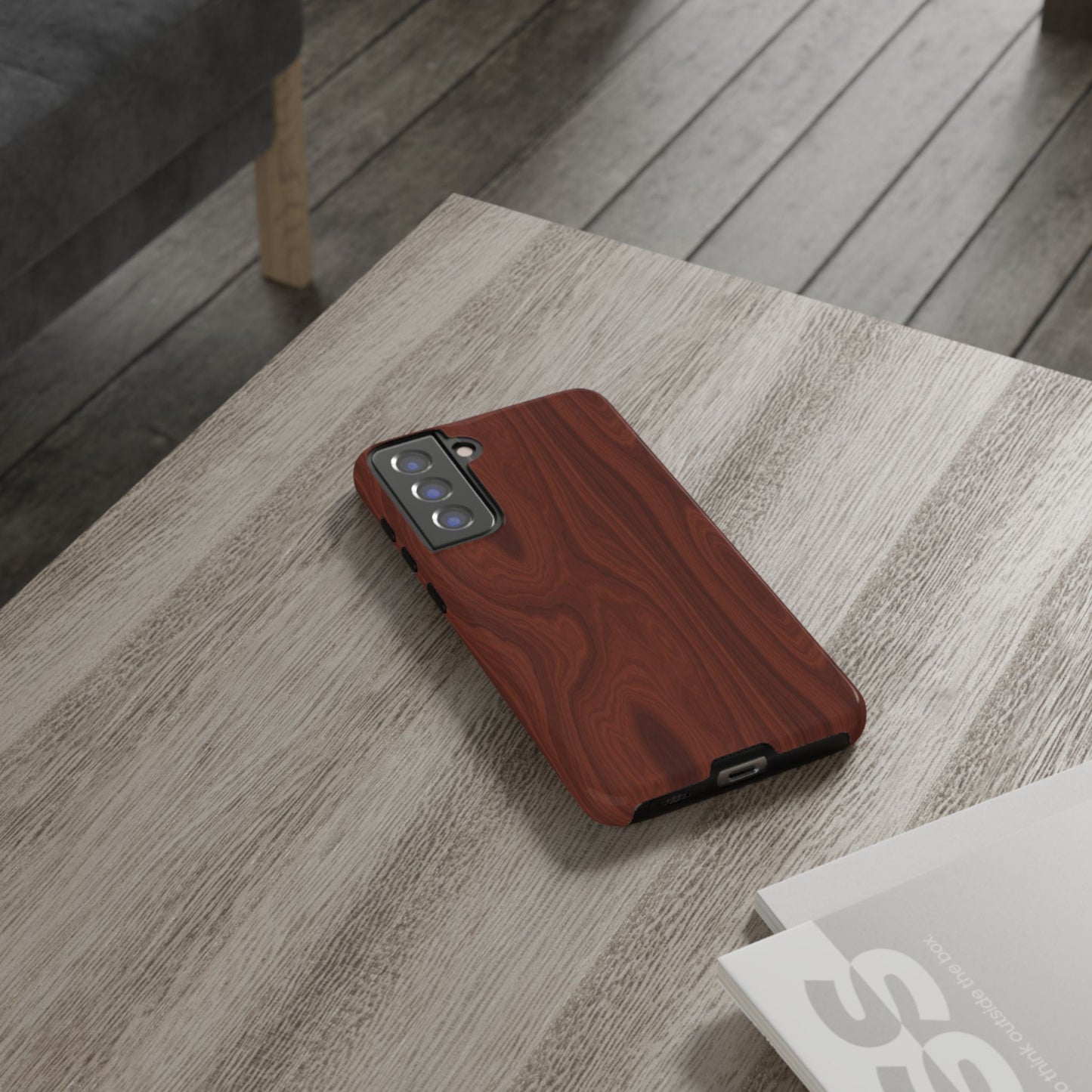 Wood Grain Phone Case, Natural Look, Tough Cases, Durable Protection, Unique Gift for Him or Her, Stylish Accessory