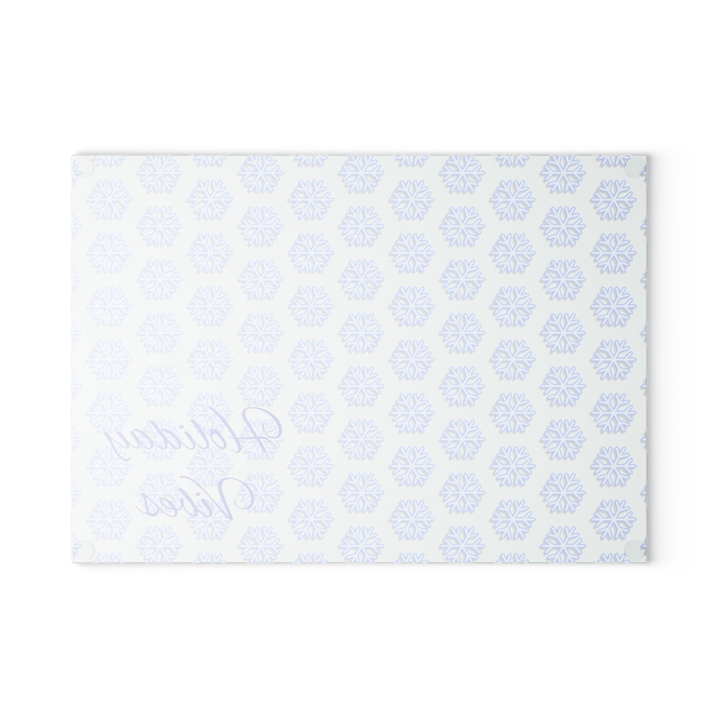 Holiday Vibes Glass Cutting Board | Festive Kitchen Decor, Holiday Gift, Home Cooking Accessory, Unique Culinary Gift, Seasonal Kitchenware