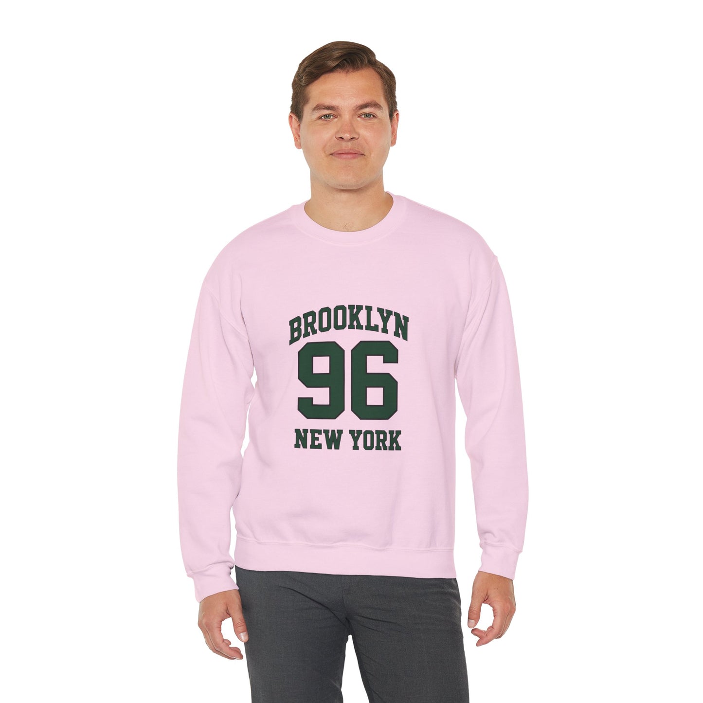 Crewneck Sweatshirt - Brooklyn 96 New York Vintage Athletic Pullover