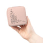Jewelry Travel Case — Compact Pink Floral Organizer for Rings, Earrings & Necklaces