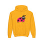 Pink Ladybug Kids Hoodie | Cute Bug Graphic Sweatshirt