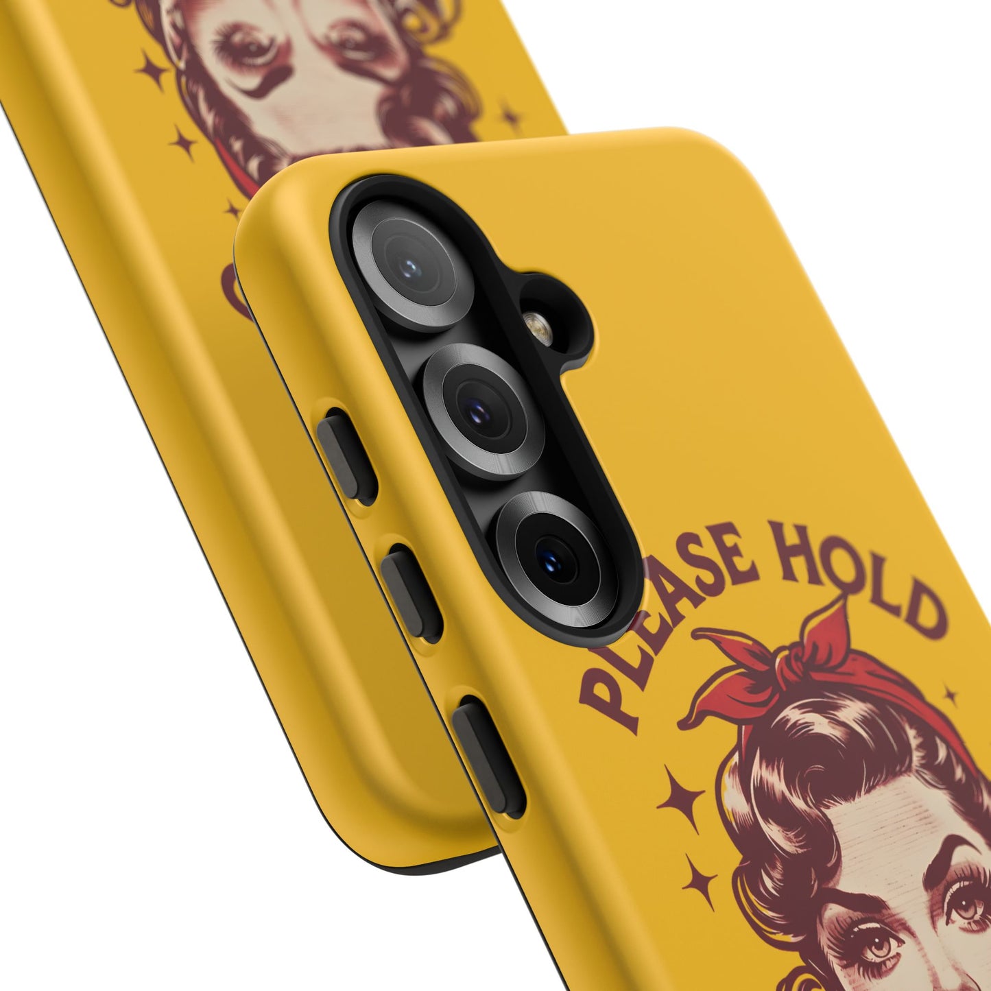 Phone Case - "Please Hold, Sarcasm Loading" Retro Pin-Up Tough Case