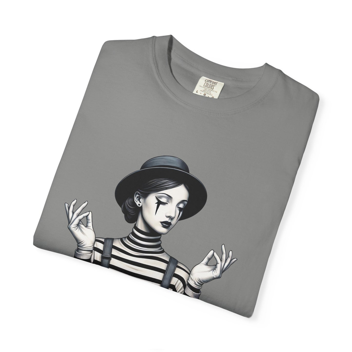 Gothic Striped Graphic Unisex T-Shirt, Edgy Casual Wear