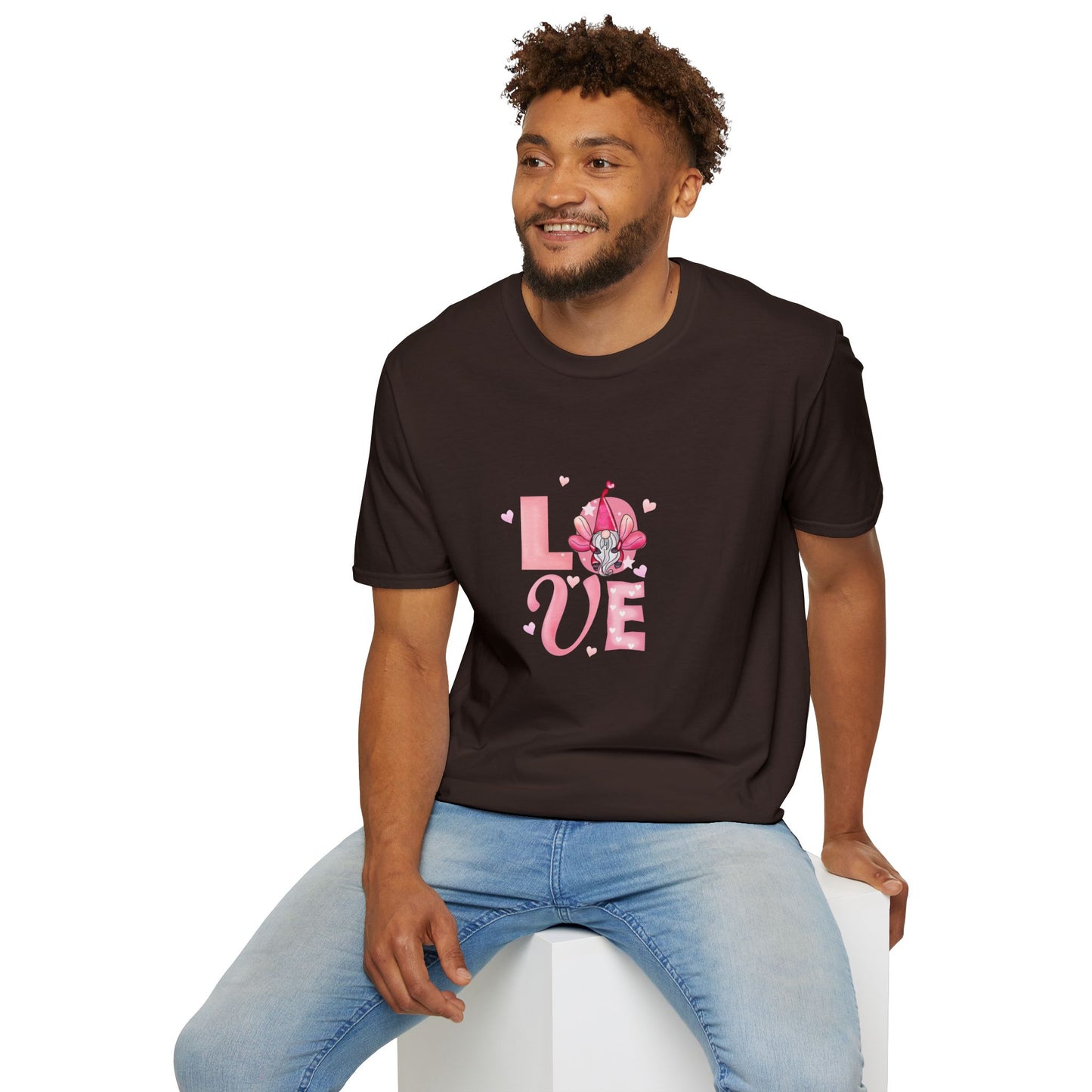 Love Cherry Blossom T-Shirt — Pink Floral "LOVE" Graphic Tee