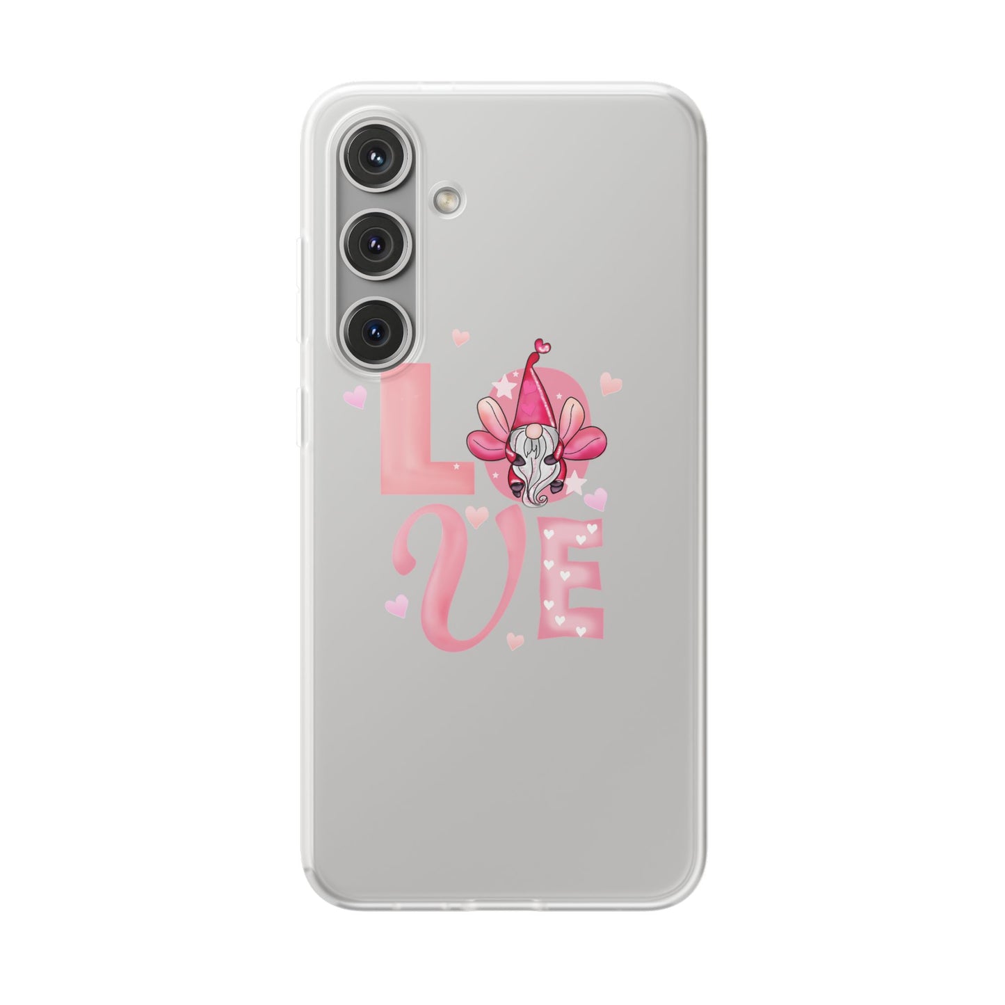 Love Gnome Phone Case — Cute Pink Valentine Flexi Case