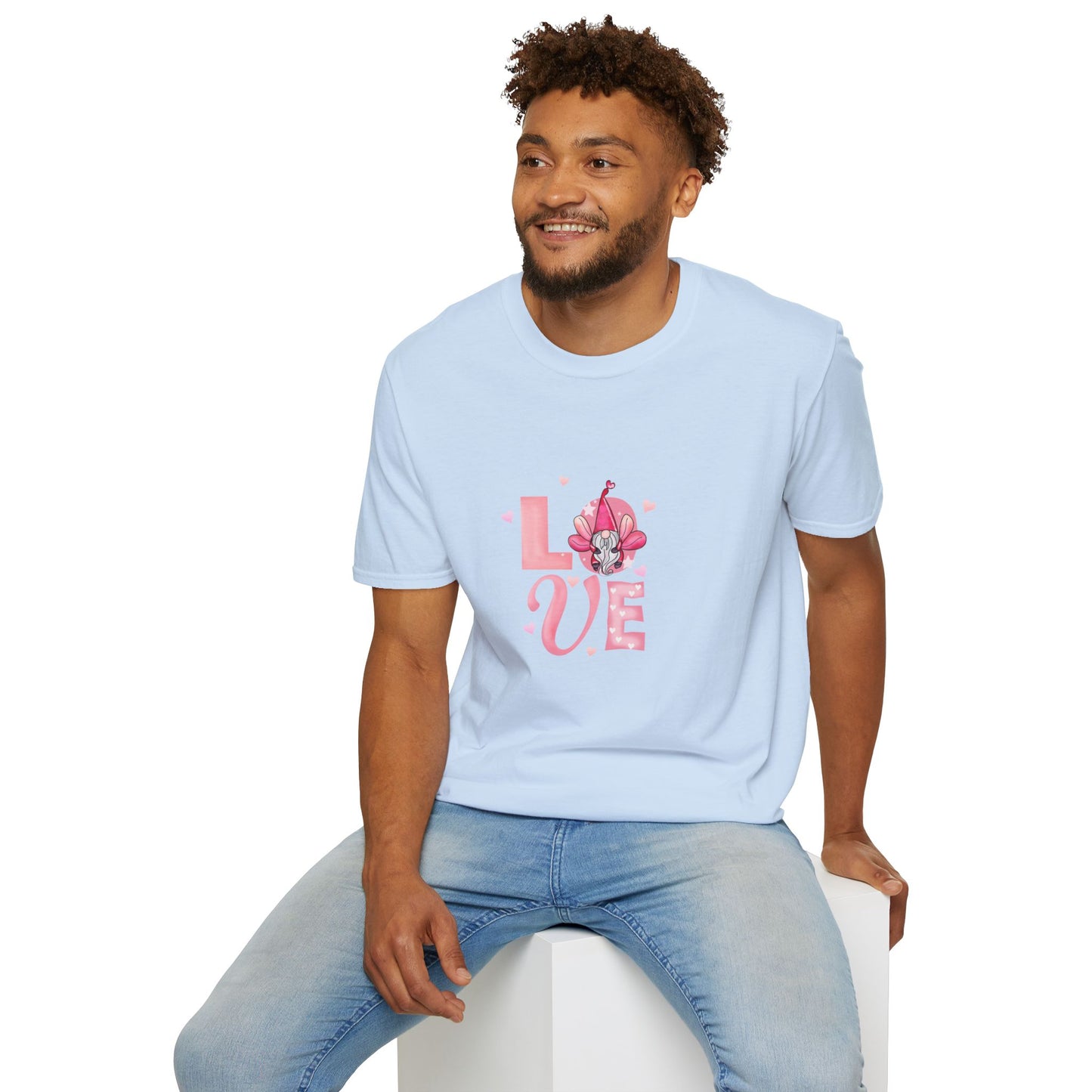 Love Cherry Blossom T-Shirt — Pink Floral "LOVE" Graphic Tee