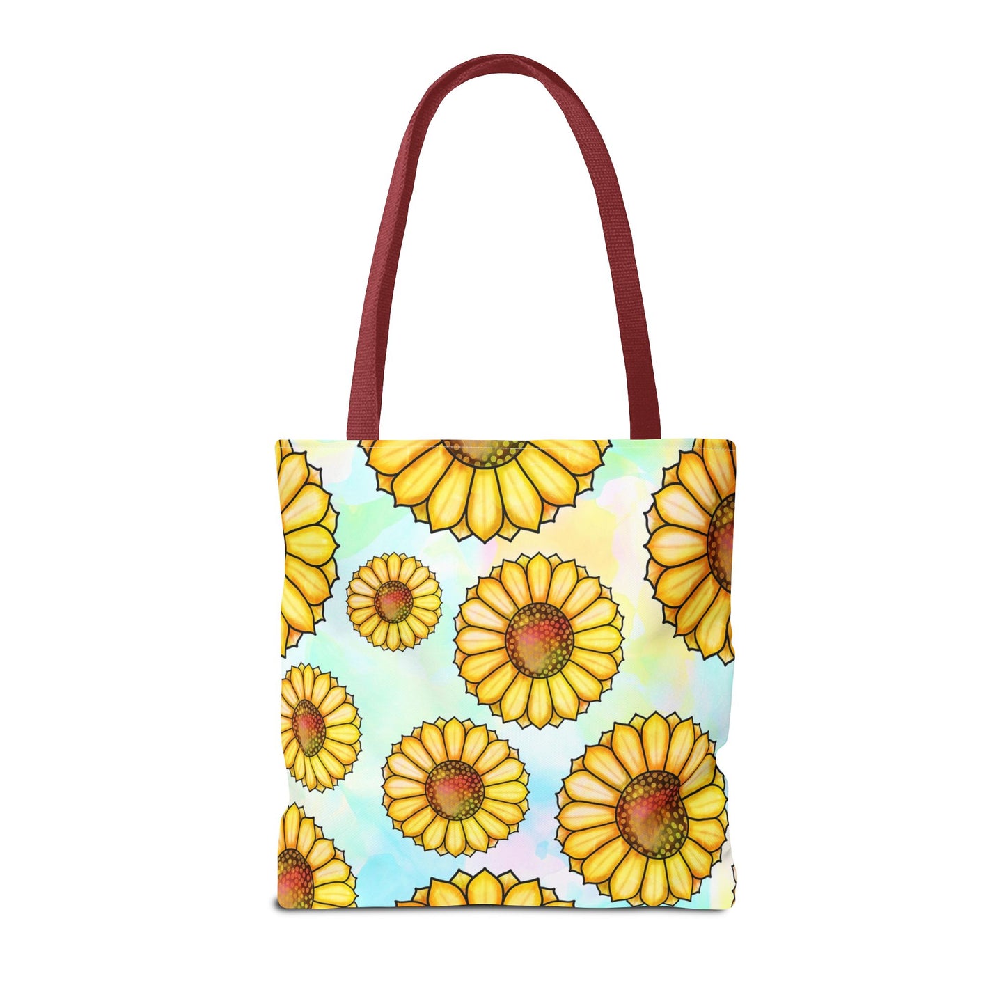 Sunny Floral Tote Bag, Eco-Friendly Shopping Bag, Beach Bag Summer Accessory