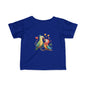 Infant Tee — Cute Pair of Parrots Baby Shirt (Hearts & Love)