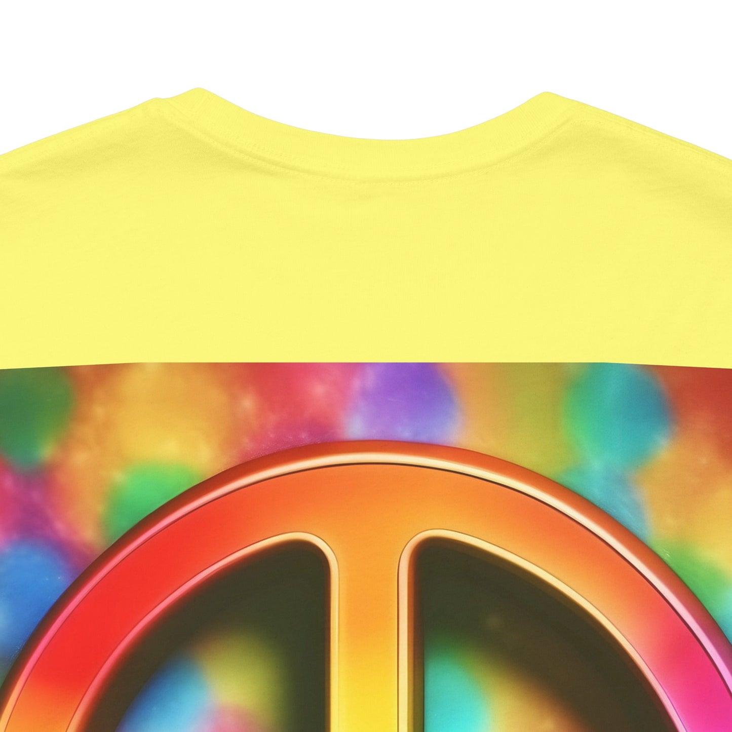 Peace Sign Tie-Dye Tee — Rainbow Hippie Peace Symbol T-Shirt