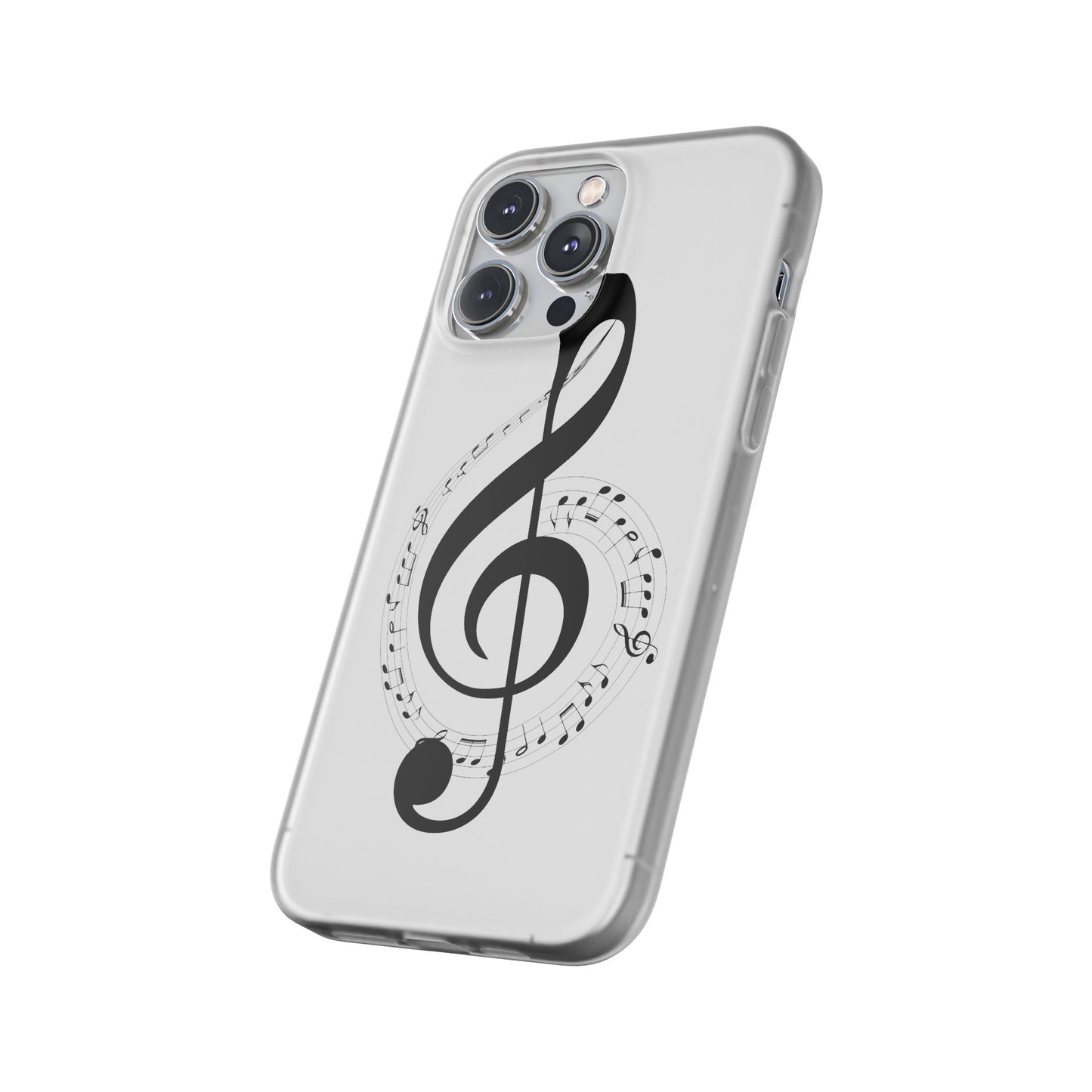 Phone Case — Musical Treble Clef Design