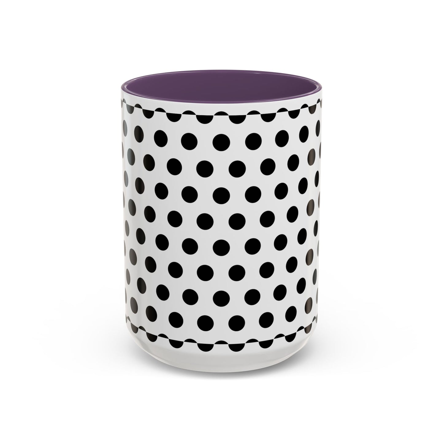 Elegant Polka Dot Mug - Stylish Coffee Cup for Home, Office, Gift for Birthdays, Anniversaries, Holidays, Unique Drinkware