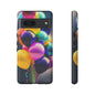 Colorful Balloon Tough Phone Case — Vibrant Party Balloons Protective Cover