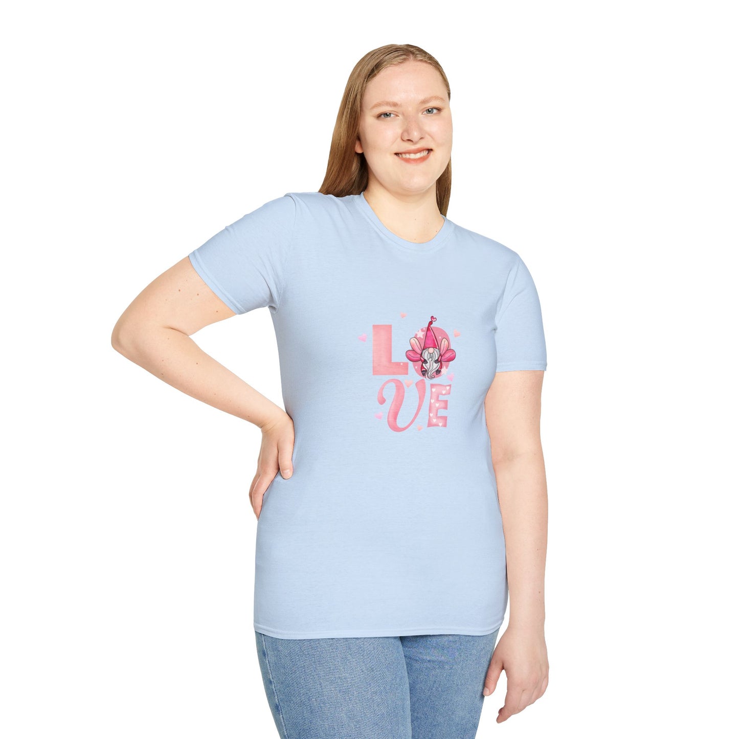 Love Cherry Blossom T-Shirt — Pink Floral "LOVE" Graphic Tee