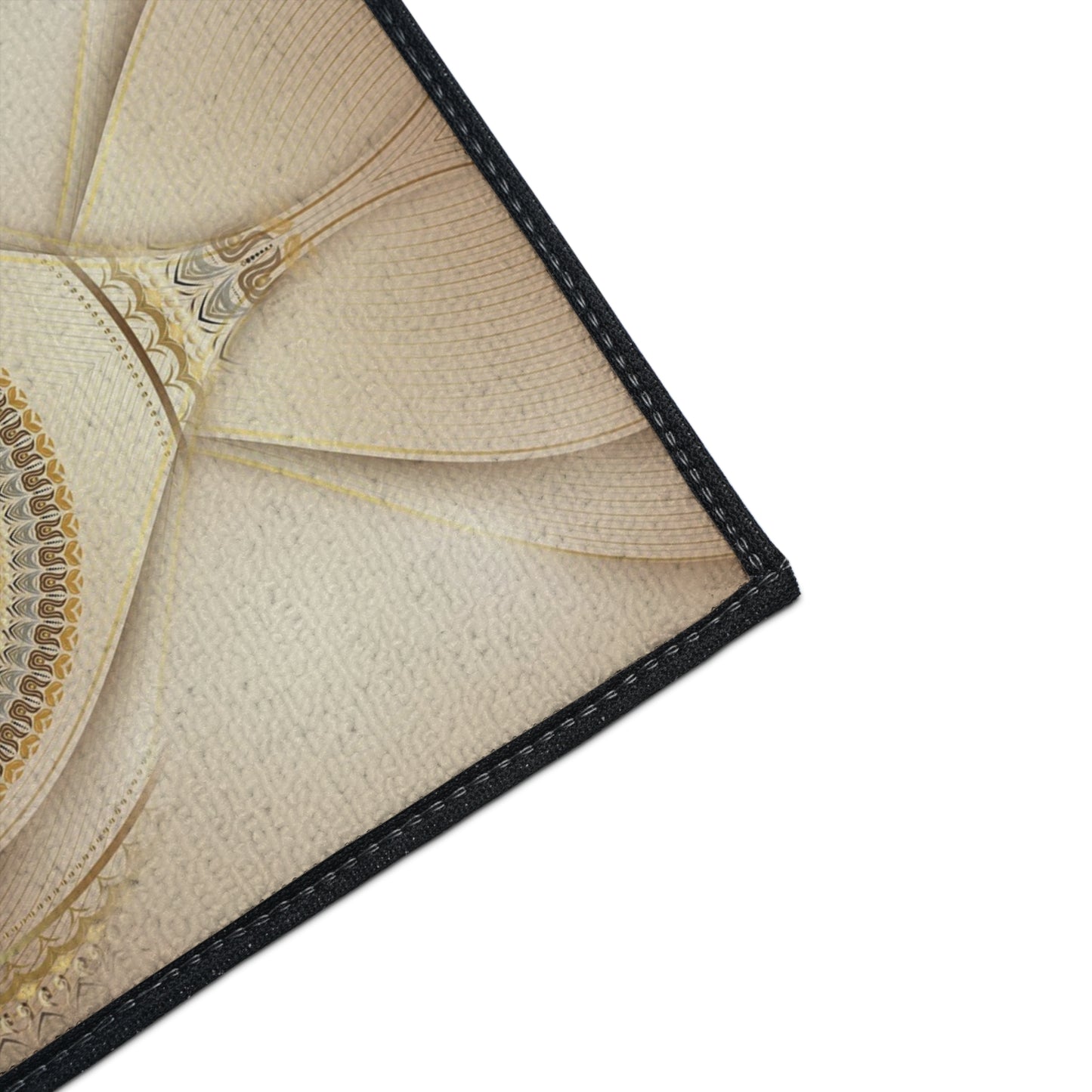 Ornate Mandala Floor Mat — Heavy-Duty Decorative Entrance Rug