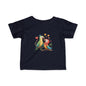 Infant Tee — Cute Pair of Parrots Baby Shirt (Hearts & Love)