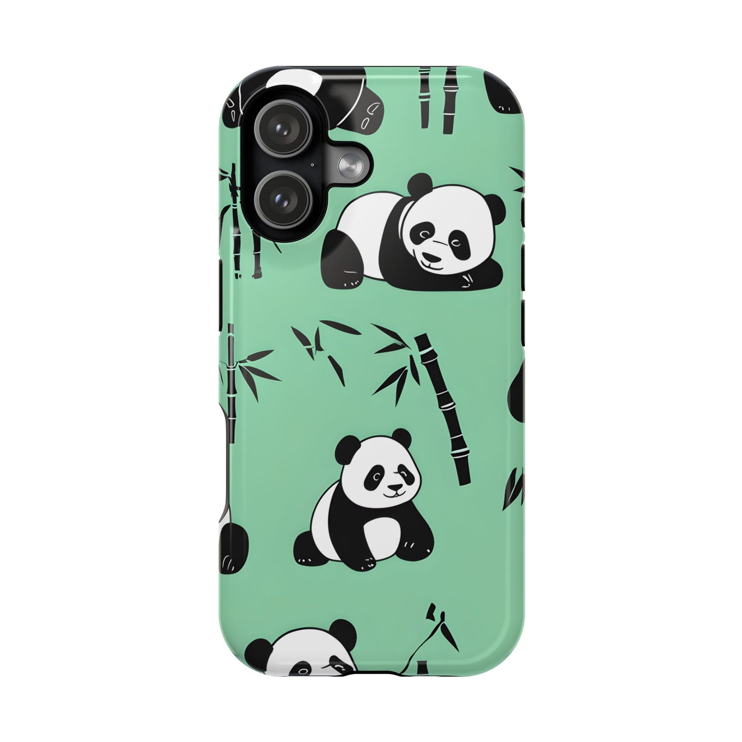 Panda Bamboo Magnetic Impact-Resistant Phone Case