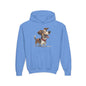 Kids Dog Hoodie – Cute Cartoon Jack Russell Puppy Sweatshirt (Custom Name Option)