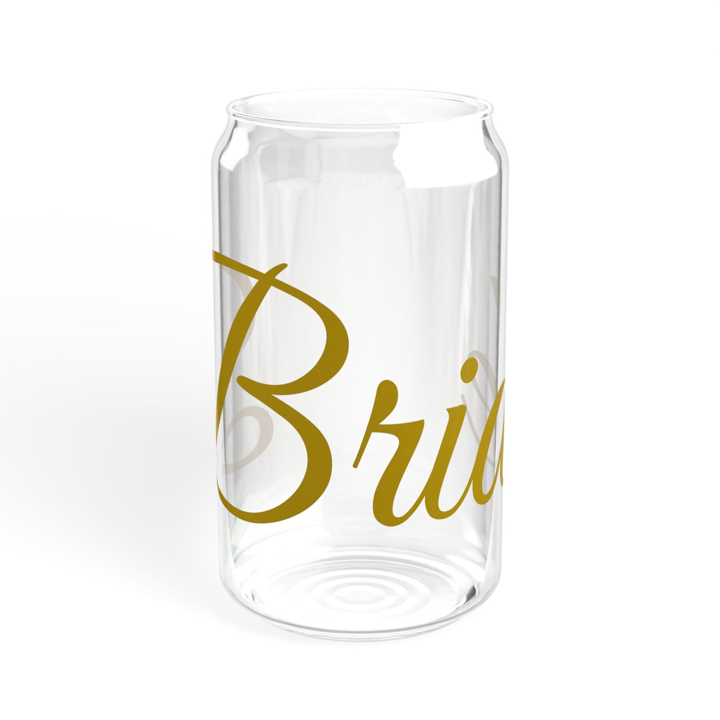 Personalized Sipper Glass, Bride Sipper Cup