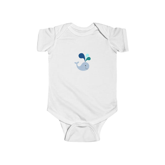 Adorable Whale Baby Onesie