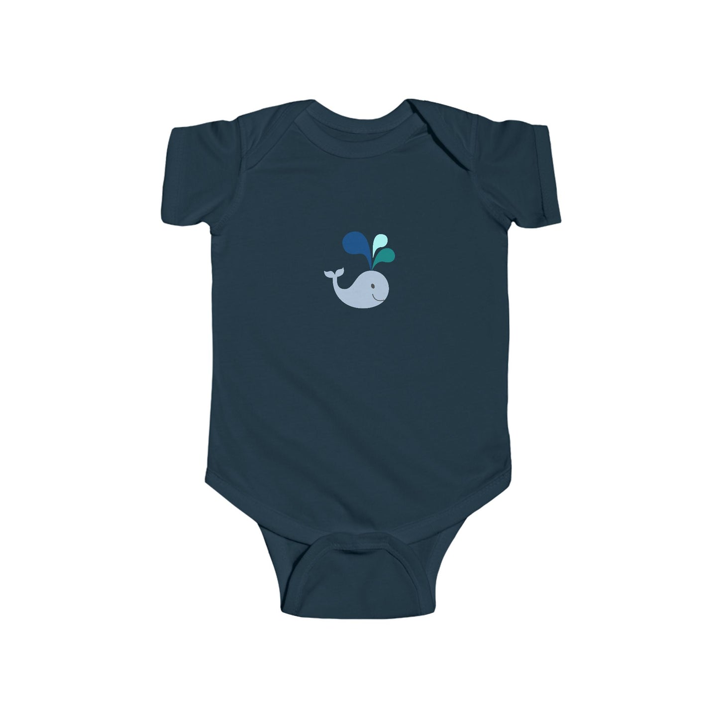 Adorable Whale Baby Onesie