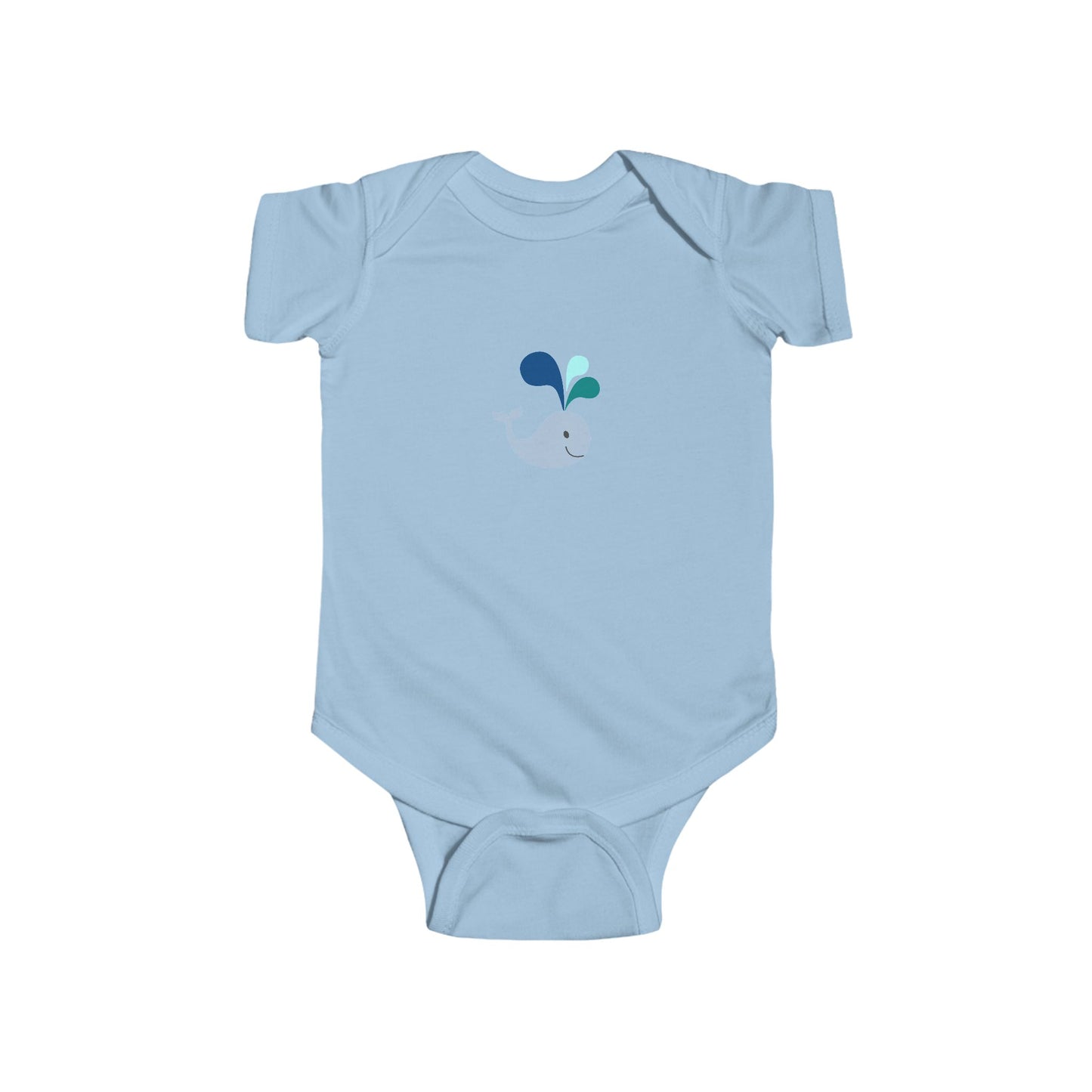 Adorable Whale Baby Onesie